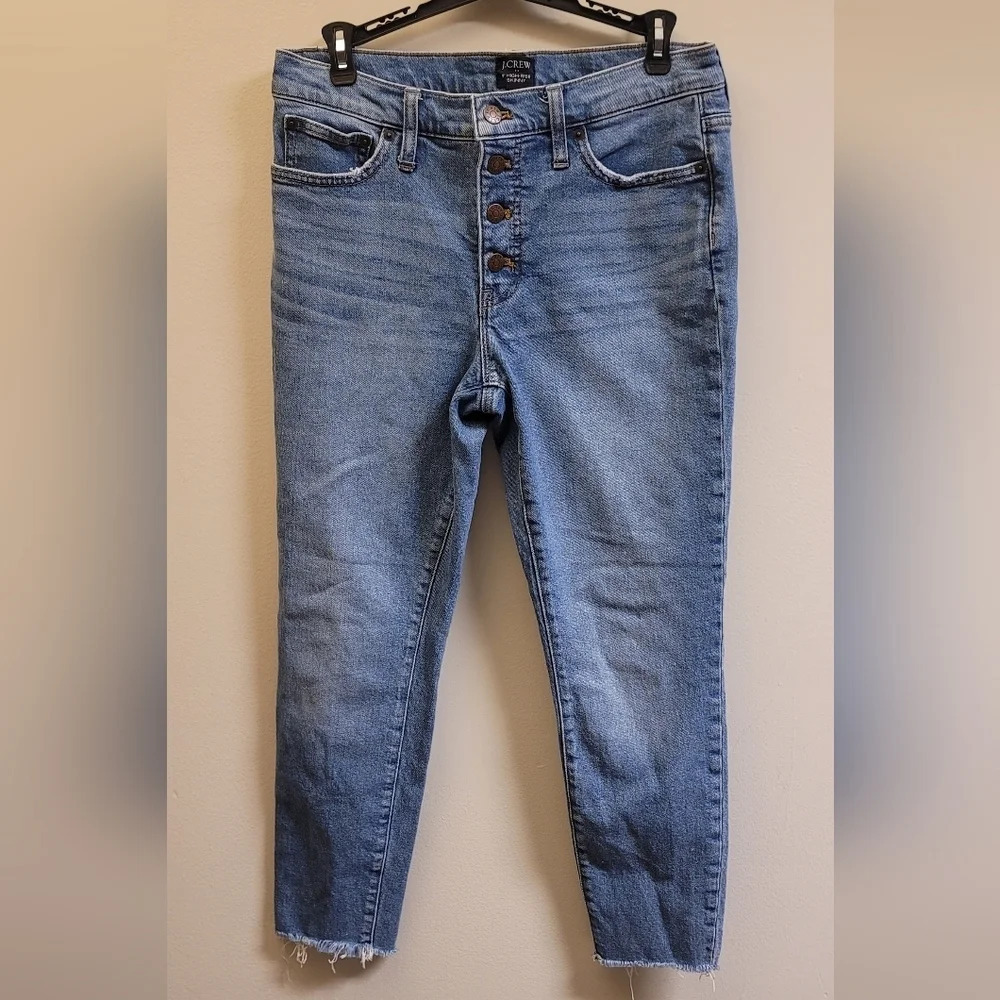 J.Crew high rise skinny jeans